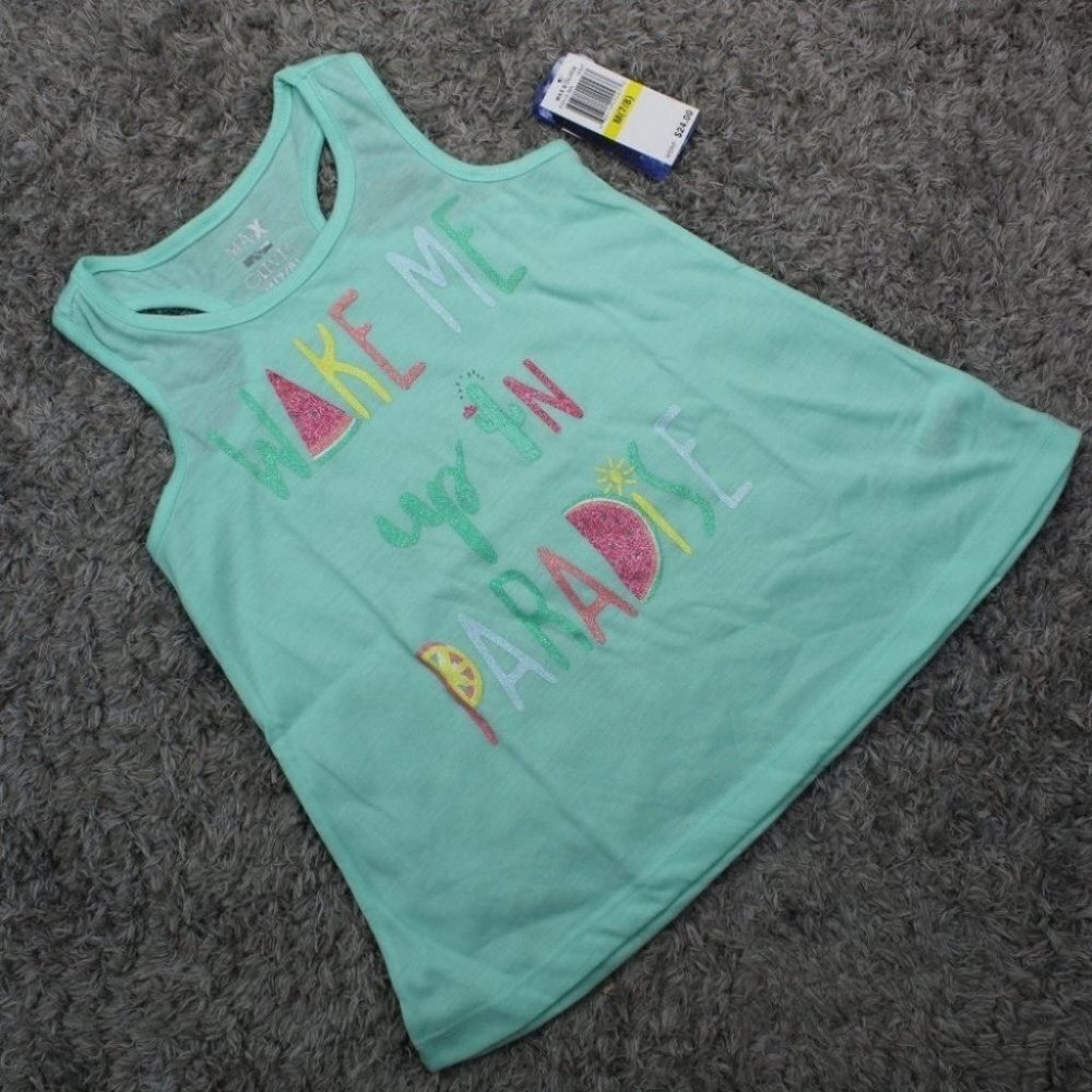 Max & Olivia Graphic-Print Pajama Tank, Girls M